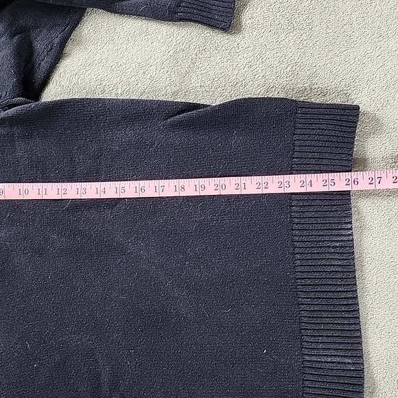 Goodthreads quarter zip Medium. Navy blue - Picture 3 of 4